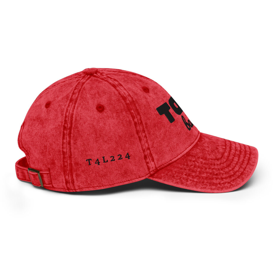 Vintage Red Tato cap