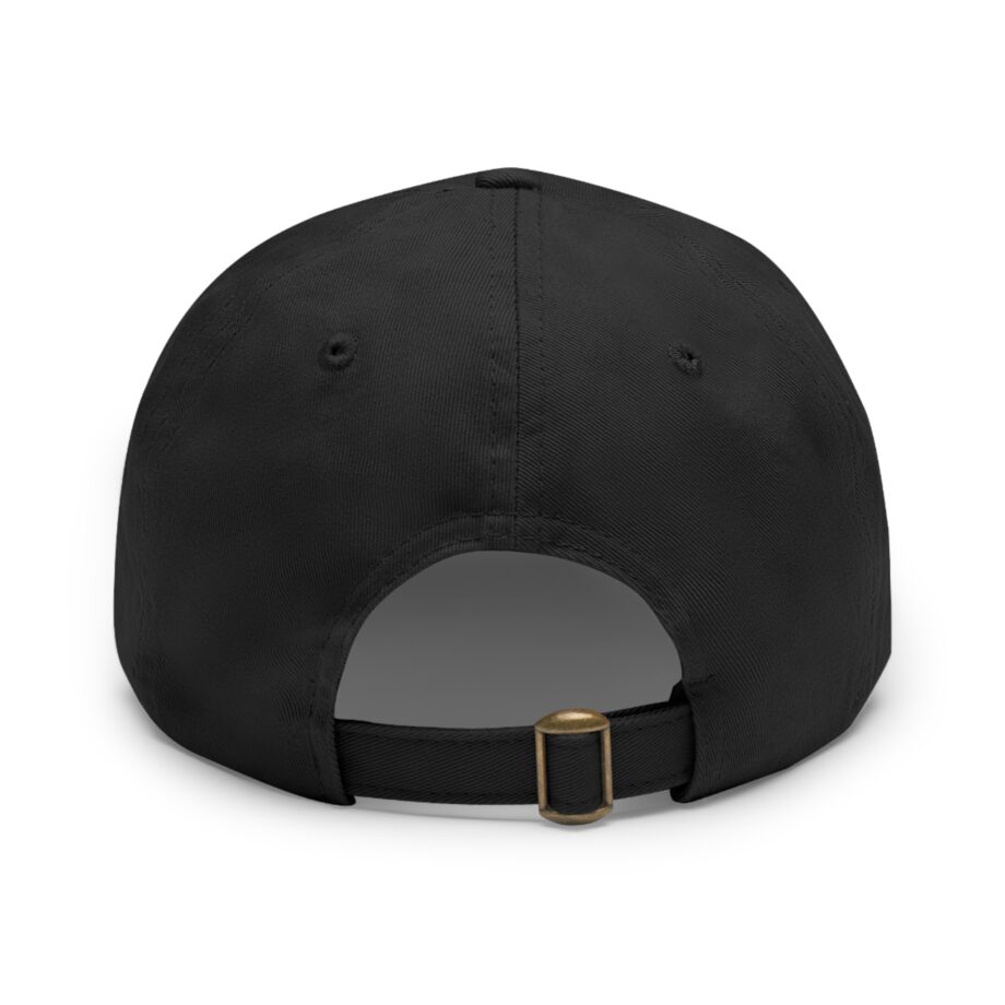 Black Tato cap with Leather Patch
