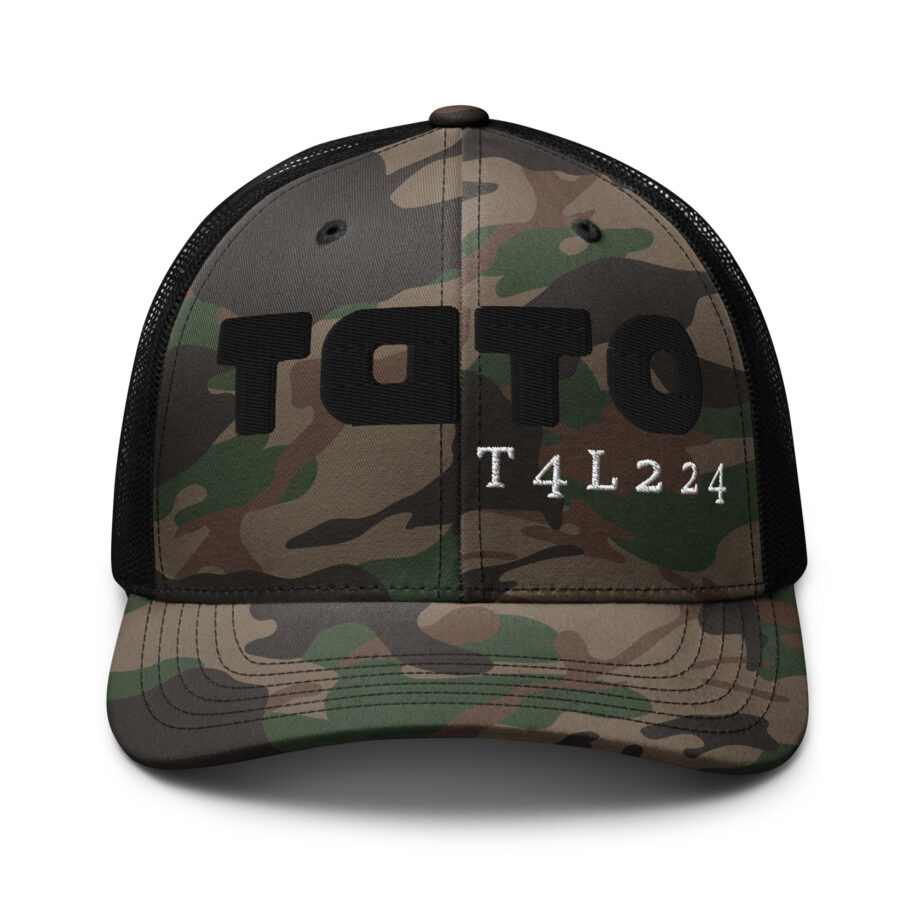 Camouflage trucker Tato hat
