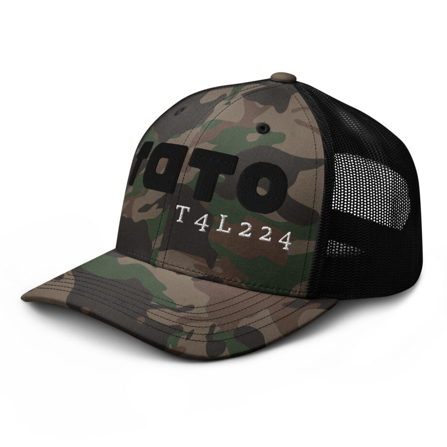 Camouflage trucker Tato hat