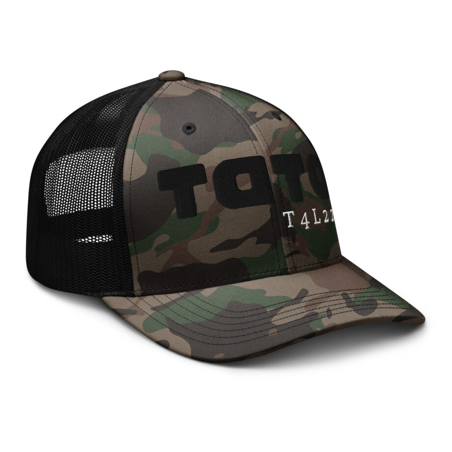 Camouflage trucker Tato hat