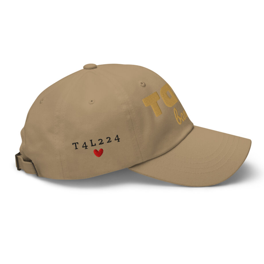 Heart brown Dad hat