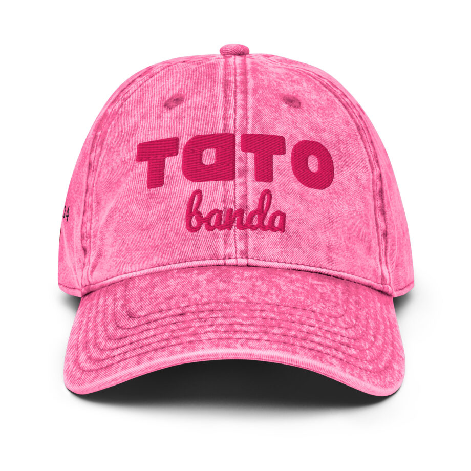 Vintage Pink Tato Cap