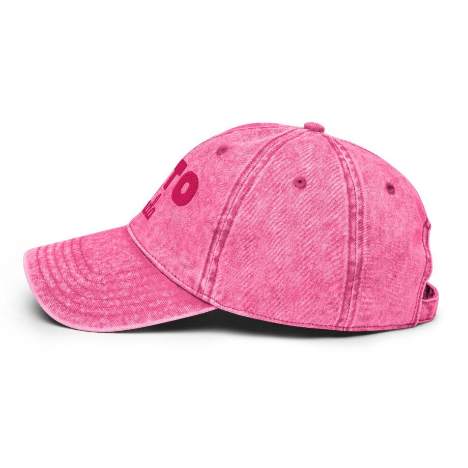 Vintage Pink Tato Cap