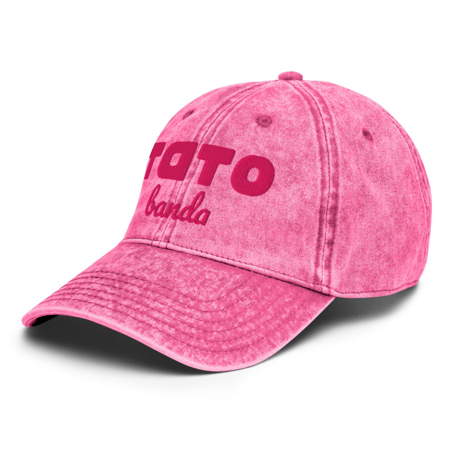 Vintage Pink Tato Cap