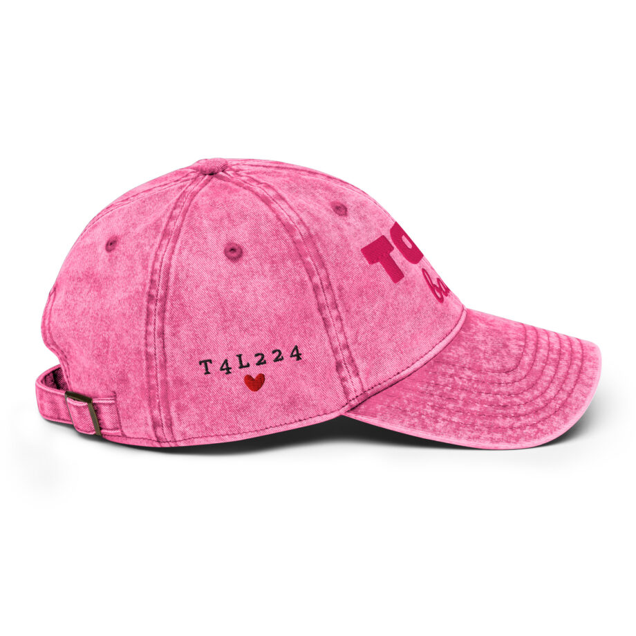 Vintage Pink Tato Cap