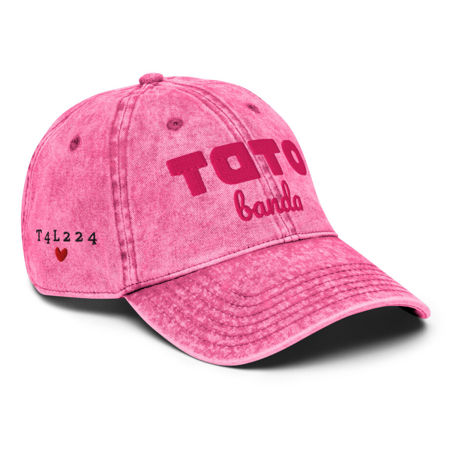 Vintage Pink Tato Cap